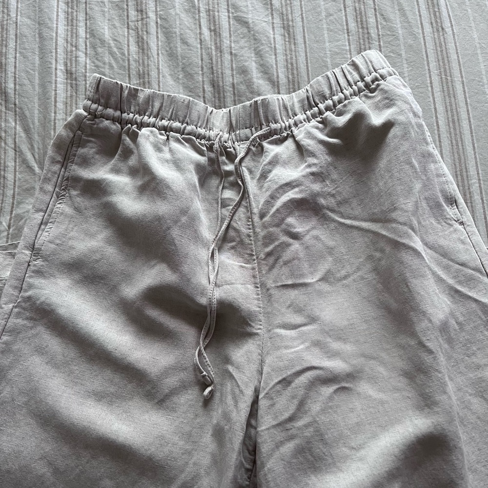 H&M linen wide leg pants 💓